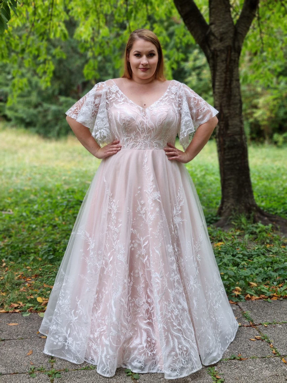 CLAUDIA plus size wedding dress